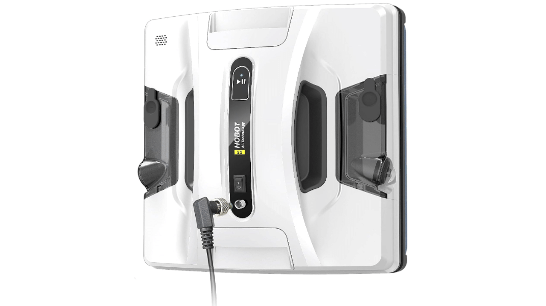HOBOT-2S Window Cleaning Automatic Robot with Ultrasonic Water Spray, Intelligent Cleaning, AI Smart Route Plan, Dual Replaceable Water Tanks, and Control...
