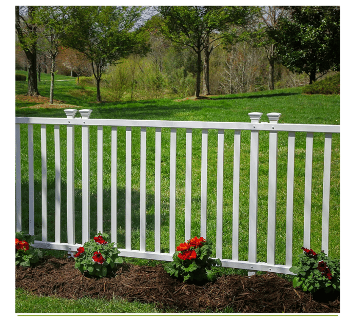 Zippity Outdoor Products No-Dig Premium Vinyl Fence