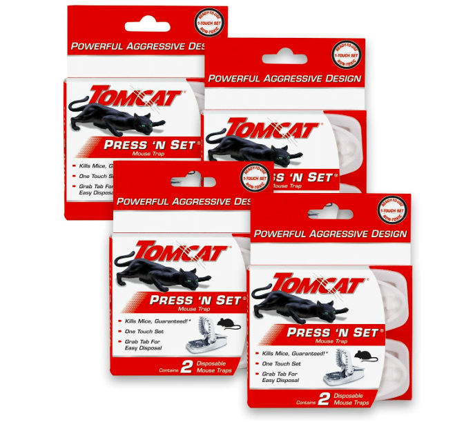 Tomcat Press 'N Set Mouse Traps