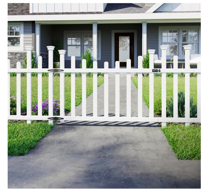 Zippity Outdoor Products / WamBam Wood-Tone Hybrid Vinyl Fence Panels