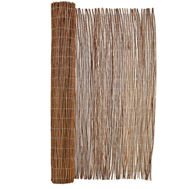 Forever Bamboo / Backyard X-Scapes Natural Peeled Reed & Willow Wood Fence Rolls