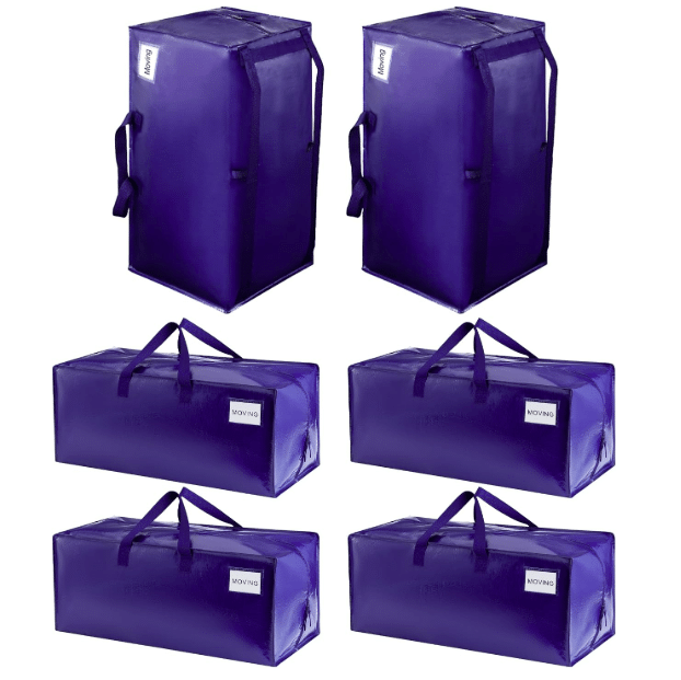 VENO Heavy Duty Large Moving Bags with Backpack Straps