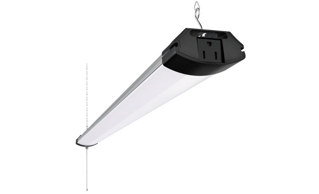 Barrina BS84 LED Shop Lights 4FT for Workshop, 84W 10000LM 6500K, 1 Pack | 4FT for Garage Basement Workbench, Hanging or Flush Mount, Linkable to 3, with...
