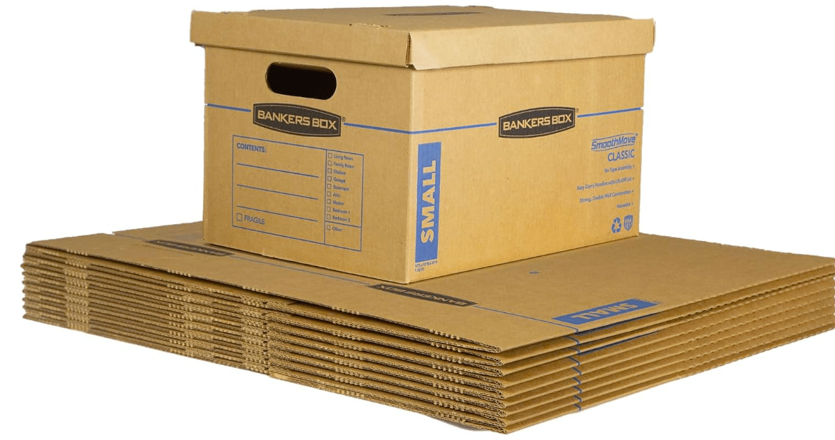 Bankers Box SmoothMove Classic Moving Boxes – Tape-Free