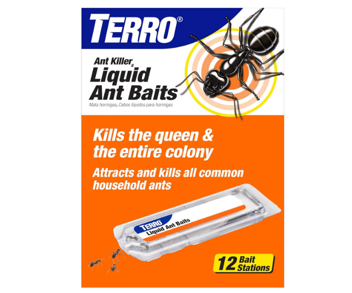 TERRO Liquid Ant Killer Bait Stations, 12-Pack, Indoor Ant Traps, T300B