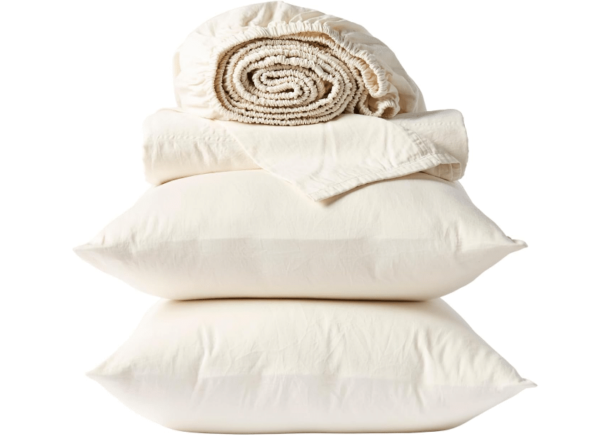 Coyuchi Classic Organic Sateen Sheet Set, 100% GOTS Certified