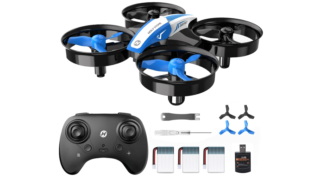 Holy Stone Mini Drone for Kids and Beginners RC Nano Quadcopter Indoor Small Helicopter Plane with Auto Hovering, 3D Flips, Headless Mode and 3 Batteries,...