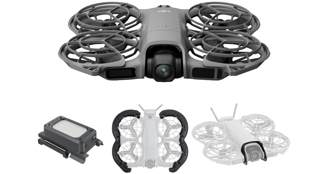 DJI Neo2(Drone Only)with Light Landing Gear, Propeller Guard, Gimbal Bumper | Lightweight 4K Drone With Camera, Palm Takeoff & Landing, Gesture Control,...