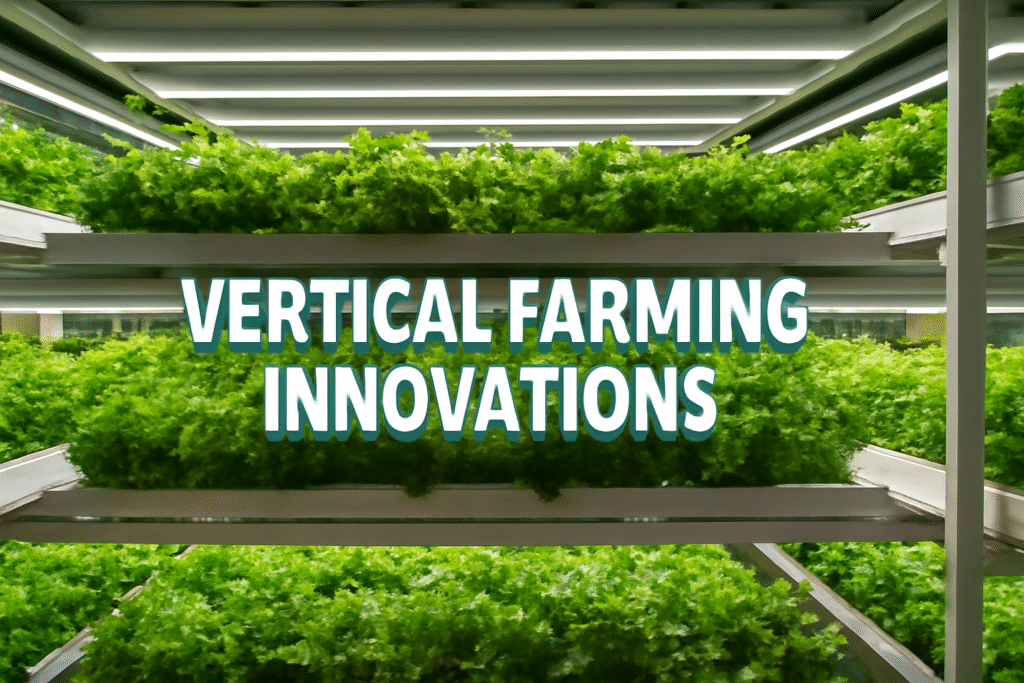 VERTICAL FARMING INNOVATIONS: REVOLUTIONIZING AGRICULTURE FOR A SUSTAINABLE FUTURE