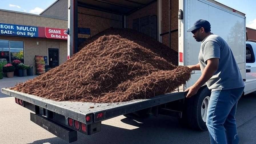Tips for saving on mulch costs through bulk buying, local suppliers, and seasonal sales