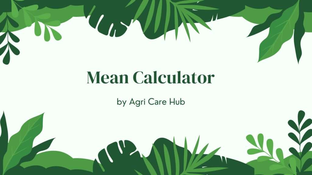 Mean Calculator