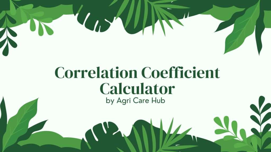 Correlation Coefficient Calculator