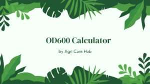 OD600 Calculator