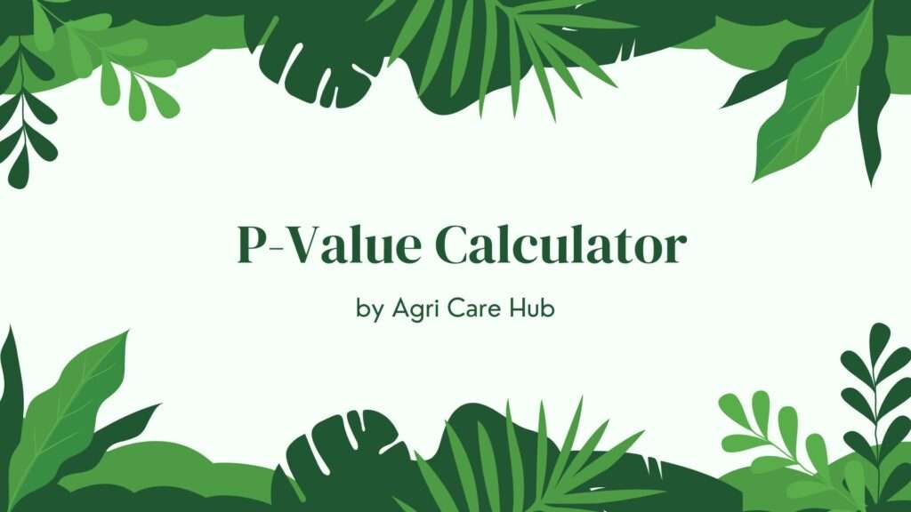 P-Value Calculator