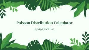 Poisson Distribution Calculator