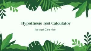 Hypothesis Test Calculator