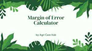 Margin of Error Calculator