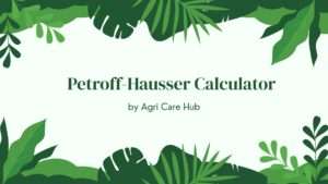 Petroff-Hausser Calculator