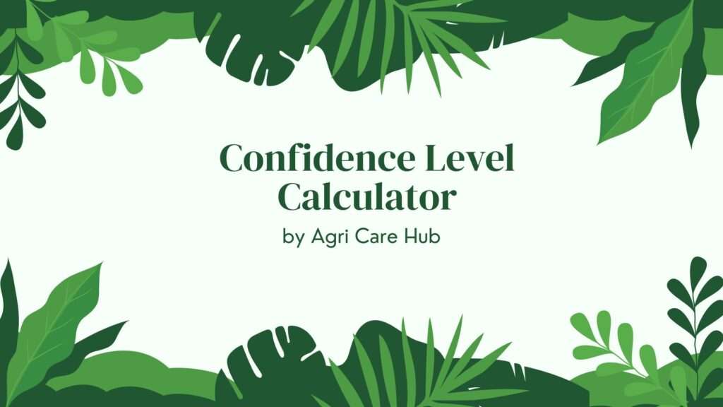 Confidence Level Calculator