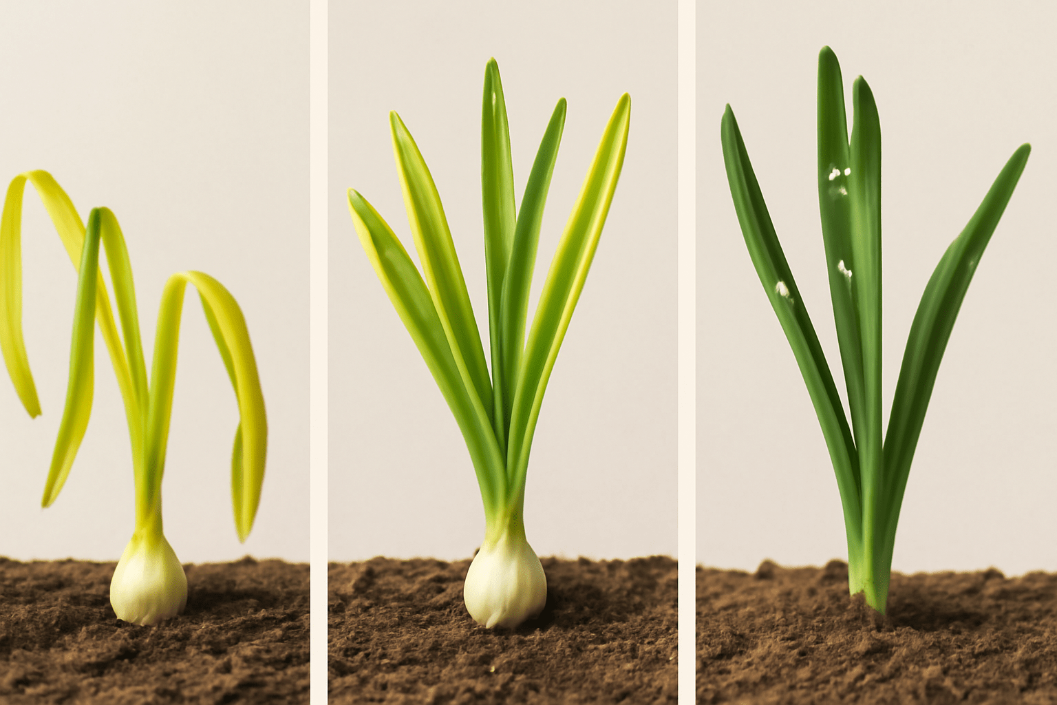 A set of images showing Aulium plants with signs of overwatering (yellow wilting leaves), nutrient deficiency (yellow leaves with green veins), and pest damage (damaged leaves from pests).