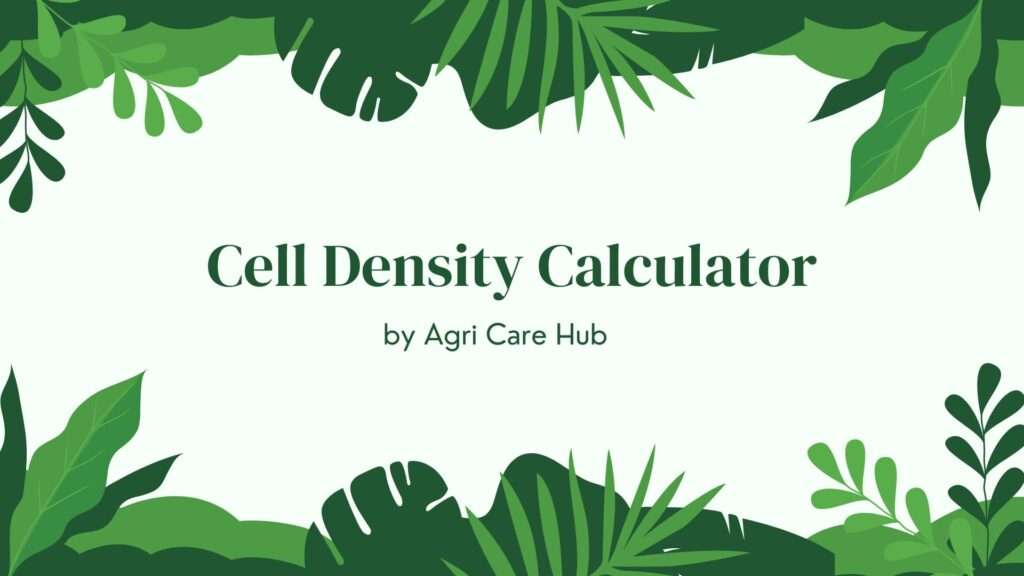 Cell Density Calculator