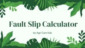 Fault Slip Calculator