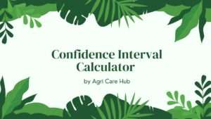 Confidence Interval Calculator