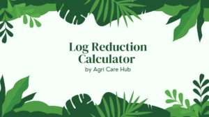 Log Reduction Calculator