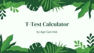 T-Test Calculator
