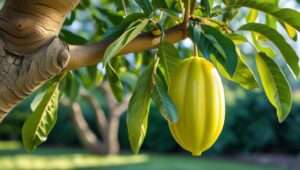 Oblong Yellow-Green Fruit Tree: Identification & Care Tips