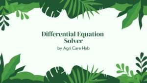 Differential Equation Solver