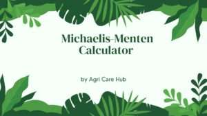 Michaelis-Menten Calculator