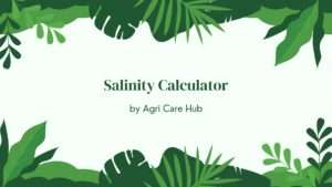 Salinity Calculator
