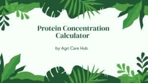 Protein Concentration Calculator