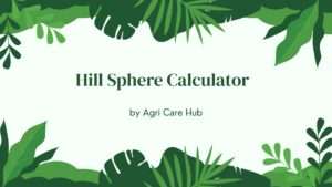 Hill Sphere Calculator