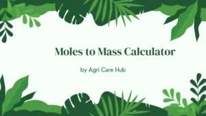 Moles to Mass Calculator