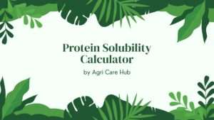 Protein Solubility Calculator