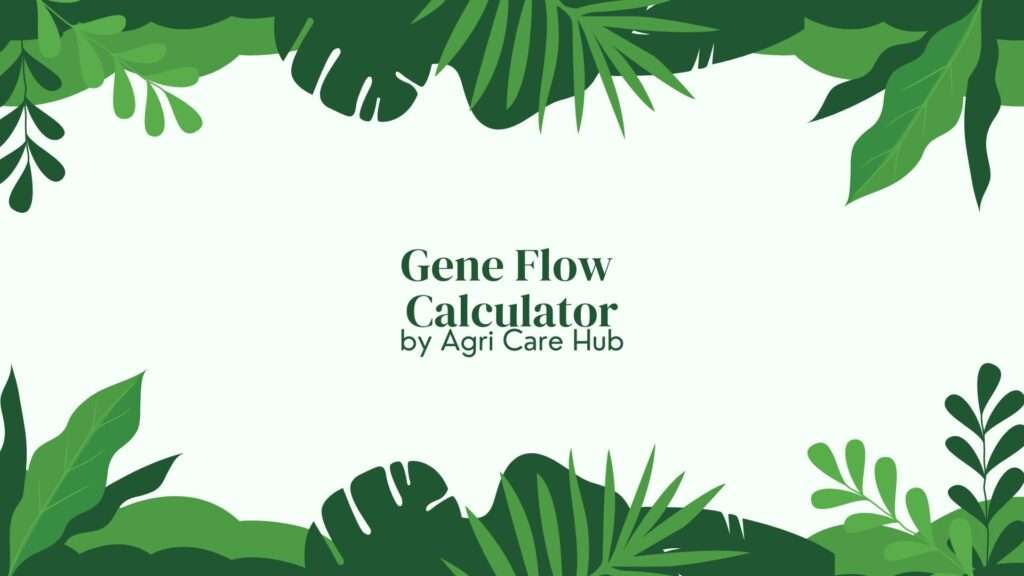 Gene Flow Calculator