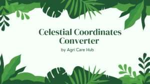 Celestial Coordinates Converter Calculator