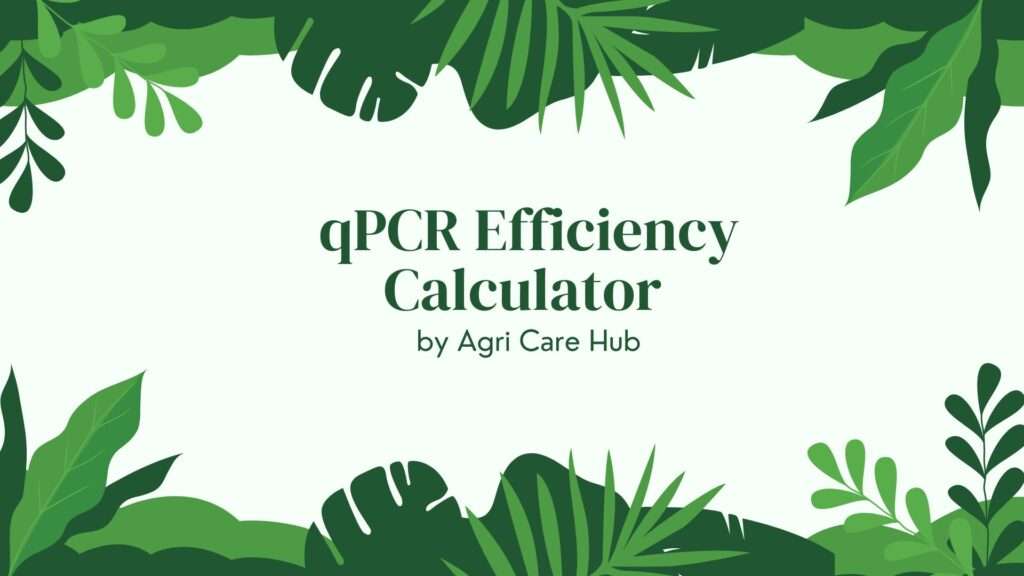 qPCR Efficiency Calculator