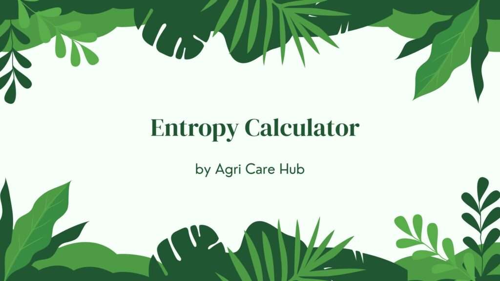 Entropy Calculator