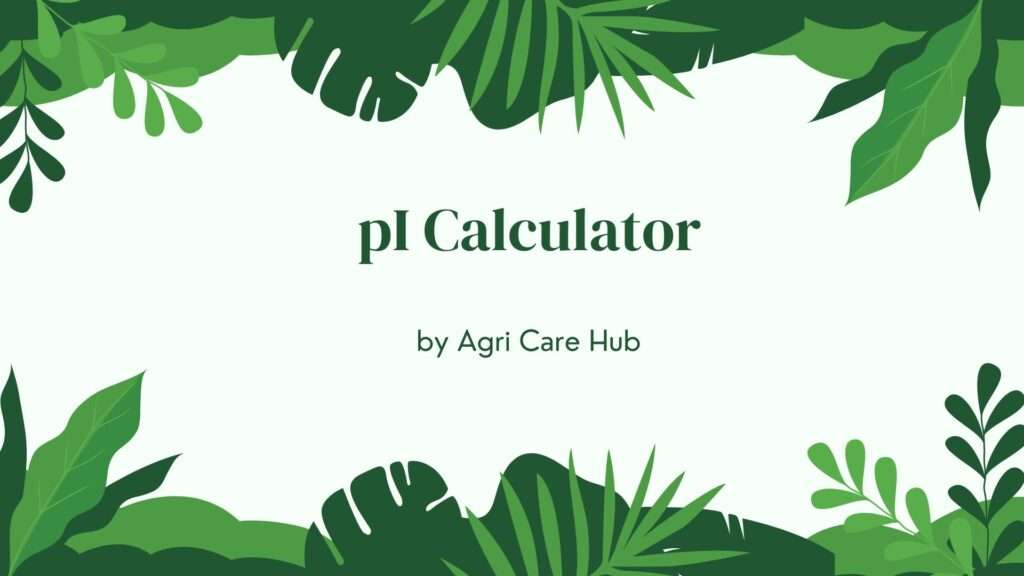 pI Calculator