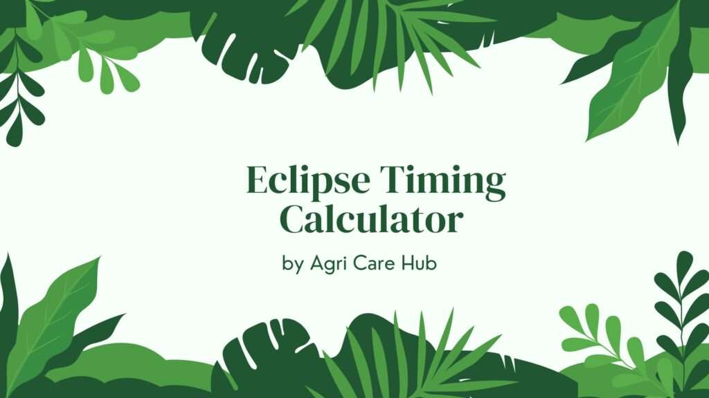 Eclipse Timing Calculator