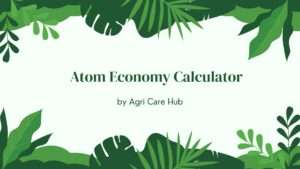 Atom Economy Calculator