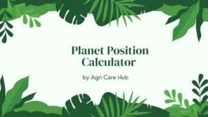 Planet Position Calculator