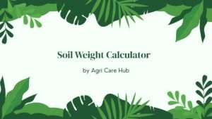 Soil Weight Calculator