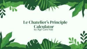 Le Chatelier’s Principle Calculator