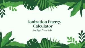 Ionization Energy Calculator