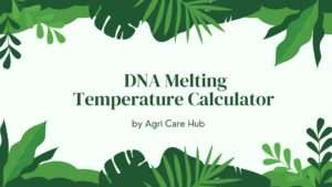 DNA Melting Temperature Calculator
