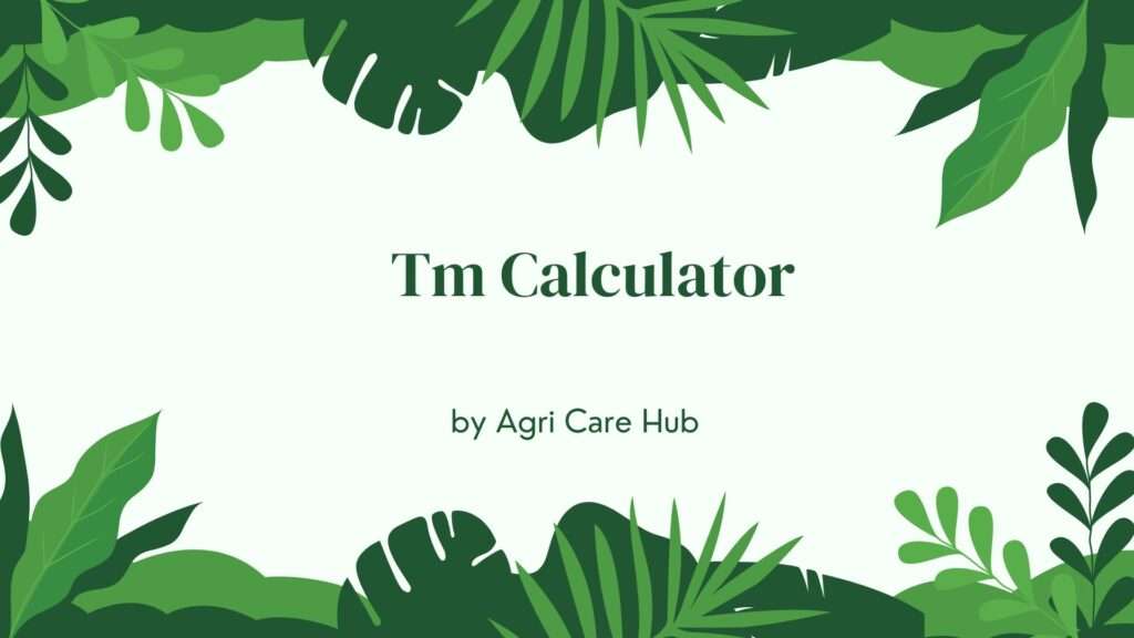 Tm Calculator